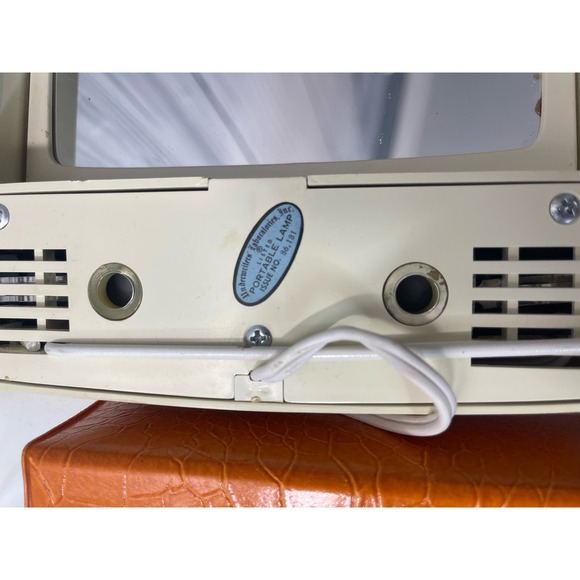 Vintage Bercy Mirror Go Lightly Lighted Makeup Mirror w/Case - Picture 3 of 10